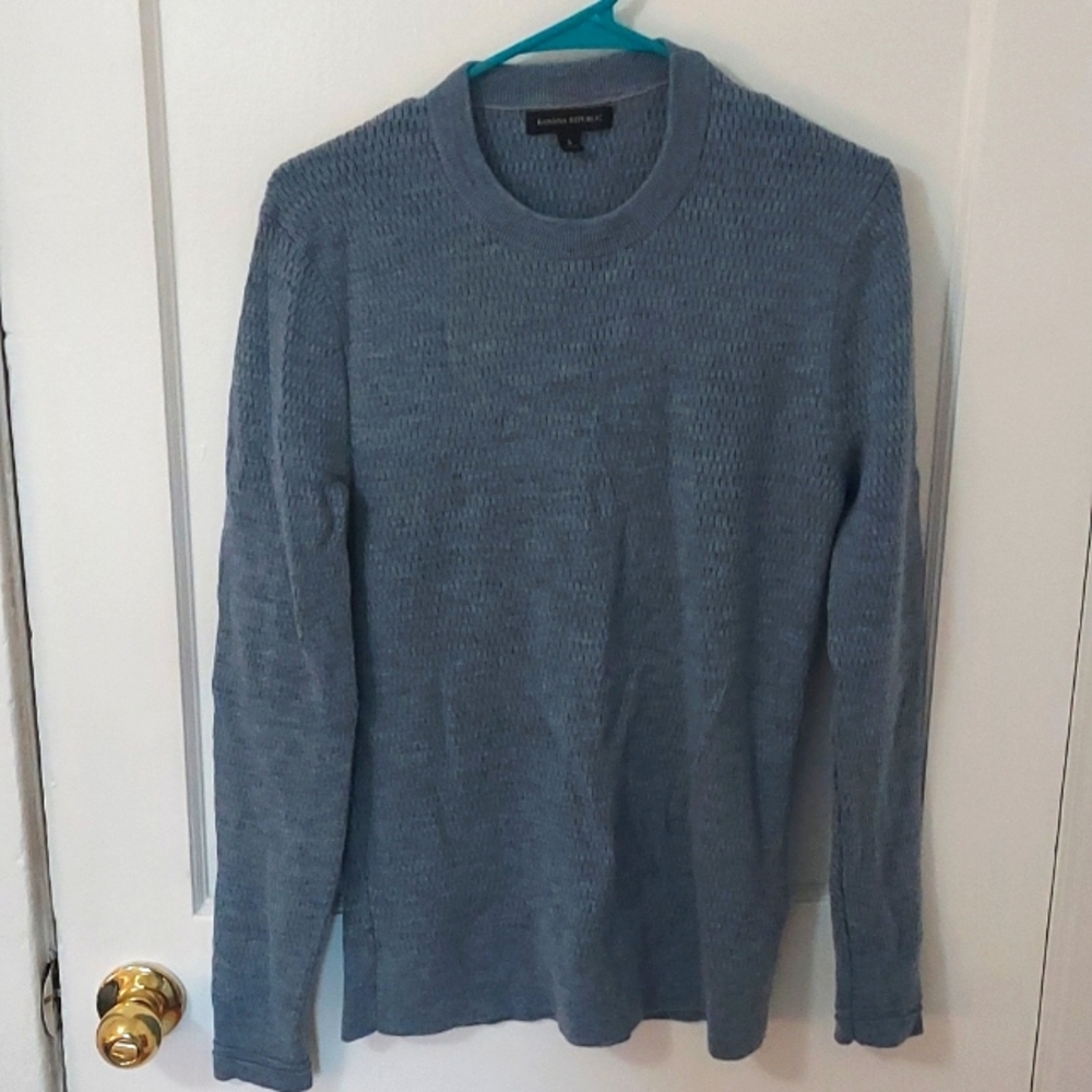 Banana Republic blue wool sweater, size small
